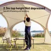 Sonuto Dome Canopy Large Tent Outdoor Extra Camping Awning Sun Protection Hiking Rainproof Pavilion AntiMosquito 240416 240426