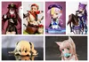 1000 typer mystery box anime figur kawaii flicka lycklig låda pvc action figur ornament leksaker 18 endast blinda låda leksaker 240420