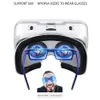 VR Shinecon 100 Hjälm 3D -glasögon Virtual Reality Casque för smarttelefon Smarttelefonglasögon HEADSET VIAR Videospel Binoculars 240424