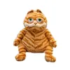 Gatto grasso arrabbiato gatto morbido peluche animali di peluche pigro pigri tigre simulazione brutta gatto peluche giocattolo regalo di Natale per bambini amanti della taglia 35 cm-45 cm