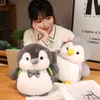 33/45 cm couple pingouin peluche toys farced antarctic pingouin animaux poupées belles poupées pour ami cadeaux d'anniversaire pour femmes