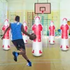 160cm PVC Yetişkin Şişme Futbol Eğitim Kalecisi Futbolcu Eğitim Çocuklar için Kukla Kaleci Boks Çantası Tumbler 240418