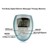 Micro Current Body Electric Massager 8 lägen Multifunktion Electric Massager med LED Display Meridian Massager för full kropp 240426