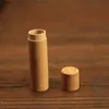 Bamboo Tea Canister Caddies Travel Portable Scelled Thid Container Cylinder Ta Pot