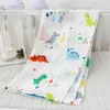 Couvertures 2 couches Cotton Gauze Baby Swaddle Bath Bath Toule née Swadddling Musline Kawaii Couverture 80 cm 80cm