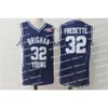 Men NCAA Brigham Young Cougars 32 Jimmer Fredette Maryland Terps 34 Len Bias ISU Indiana State State College Jerseys Bird