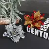 Décorations de Noël Simulation Fleur Grille de vacances DIY ACCESSOIRES DÉCORATIVES DÉCORATIVES