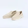 Freizeitschuhe hochwertige Herren -Slipper Italien Fashion Designer echte Ledermoccasins für Frauen 2024 Fahren Sneaker Größe 46