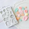 Moules Mirosie Baking Cake Silicone Mold Diy Flower Collection Magnolia Camellia Lily Bird Fondant Tool de came