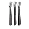 2024 3 PCS Eyebrow Trimmer Face Razor Eyebrow Portable Blades Shaver Knife Hair Remover Set Makeup Eyebrow Profiler Tools- For Portable Shaver Blades