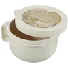 Bouteilles de rangement camping student portable bol nouilles instantanées avec cuillère déjeuner grande capacité scellée box beige enfant ramen bols pp boxes