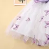 Ragazza per bambini abito da principessa Bellissima farfalla Tulle Tulle Birthday Party Indossare abiti di moda per bambini 15 anni 240423