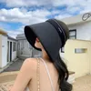 Berets vielseitiger leerer Top -Hut trendy Einfacher Eimer Verstellbarer Weitkrempe Fischer Sommer