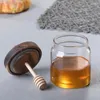 Bouteilles de rangement pot en verre avec couvercle bon scellant miel de stick inlectring bottes de nourriture sûre et sucre de yogourt