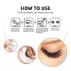 Falska ögonfransar Masscaku 5 Par/Pack Patches Eyelash Under Eye Pads Lashes Extension Tips Klistermärke Wraps Makeup Tools