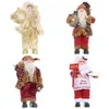 Big Santa Claus Doll Kinder Weihnachtsgeschenk Weihnachtsbaumdekorationen Home Wedding Party Supplies Plüsch Ornamente 240424