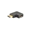 Side Elbow Displayport Large Dp Male To Female Extension Wire Plug, Gold-plated 90 Degree Display High-definition Connector