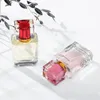 50 ml heldere glazen spuitfles mat vierkante glazen parfum fles cosmetische verpakkingen flesflesflesjes