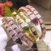 Pulseira de cobra de banglles de designer de Blgarry, de alto nível
