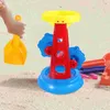 Sable Play Water Fun 5 pièces Plastic Place Place Set Bodet Sand Bodet Toyglass For Outdoor Play of Beach Children T240428