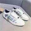 2023 Роскошные кроссовки Skel Low Top Sneakers Shoes кости кожа