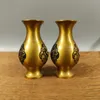 Vases A Pair Of Exquisite Pure Copper Vase Ornaments