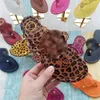 10A Factory Double Tazz Flip Flip Flop Woman Designer Sandal Summer Sandale Flat Tacco Flat Leather Loafer Shoe Luxury Man Stampard Stampa Leoparda Slide MULE casual Mule