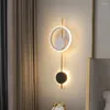 Duvar lambaları IWP Modern Geometrik Işık İç Menöz Minimalist Başucu Demir Led Dekor Sconce Oturma Odası Koridor Merdiven Lambası