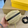 Wysokiej jakości projektant crossbody Laffey szydełkowana torebka Crescent Crespit Crochet Worki luksusowe modne torby plecione
