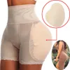 Mutandine di hip shapewear Women Wit Batt Shiter Shaper Sexy Body Push Up Enahncer con cuscinetti 240426