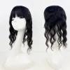 Bangs Topper russo per capelli umani Vergine con cuoio capelluto di seta di seta marginale toupee marrone pony pezzi di capelli fini 4d donne colpi onda del corpo