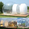 3/4/5 m di bolle gonfiabile Tenda gonfiabile per la famiglia tende da campeggio a cortile 360 Clear Air Dome Bubble Room per campeggio selvaggio