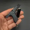 銃のおもちゃ新しい合金帝国G17 G34ピストルモデルシェルエジェクション1 3ミニトイガンキーチェーンメタルフェイクガンアセンブリT240428