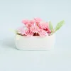 Fleurs décoratives Ornements de plante créative Modèle en pot Plantes miniatures en céramique pour arrangement de jardin Accessoires de décoration