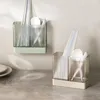 Küchenspeicher Stäbchen mit käfigwandmontiertem Abfluss transparenter Klebstoff Anti-Rutsch Zwei Fach abnehmbare Basislöffel Tabelle