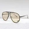 Zonnebril Holiday Women Men Lesure Simple Clear onregelmatige Punk Alloy Metal Sun Glazen Stijlvolle klassieke Retro -brillen Suit2uat