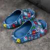 Малыш Дети мальчики девочки милые мультипликационные сандалии для воды на сандалиях на обуви Слистка на открытом воздухе летние детские детские пляжные обувь 240419