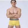 Underpants Business Man Casual Cotton Underwear Mens Gold-rimmed Waist Boxers Short Sexy And Slim Fitting Panties By Cost