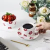 2023 Koreańszy w stylu kawy herbata kreatywna kubek ceramiczne filiżanki mleka