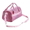 Sac de danse pour enfants pour filles ballerina rose en dentelle de lace-boulet de ballet de ballet name crossbody broderie sac à main