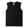 Cotton 210G Pure Summer Basic Camisole Oversized Solid Color Loose Hurdle Vest For Men And Women