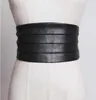 Women039s runway fashion pu leather elastic Cummerbunds female Dress coat Corsets Waistband Belts decoration wide belt R1775 CX5465962