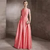 Partykleider leichte elegante für Frauen 2024 Pink Gala Kleid formelle Anlässe besonderer Ereignisse Rückenless Crosscl-678