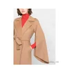 Wool Parkas Coat Cashmere Coat Designer Women's Designer Coat Over -Coat Max Mara Classic Polo Camel Coat