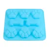 Moulds 2 in 1 DIY Baking Mold Pet Cat Dog Paws Dog Bone Dog Footprint Cake Mold Cute Silicone Chocolate Mould