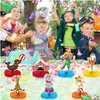 Andere Event -Party -Lieferungen 7pcs Carnival Circus Wabe Kernstück Vergnügungspark Ball DIY Kinder Geburtstagstisch Ornament Stand P Dhxxe