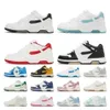 van kantoor lage top offs basketbal schoenen witte hardloopschoenen mannen dames schoenen luxe mode licht blauwe outdoor sneaker 36-45