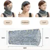 Summer cienki szalik przeciwzapoćnowy Kobiety jeżdżące na szyfonie kołnierz szyfonowy wielofunkcyjny UV Maska ochrony filmu przeciwsłoneczna dla twarzy 240417