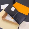 24SS Luxe Designer Wallet Classic Interior Credit Card Slot om notities en Bills Women's Pass Pocket Travel Walle WLBG op te slaan