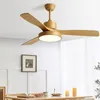 42/52 Inch white Black 3 ABS Blade Pure Copper DC 30W Motor Ceiling Fan With 27W LED Light Support Remote Control